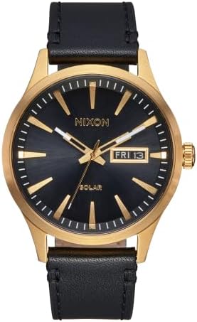 Amazon.com: NIXON Station Chrono Leather A1163 - Chocolate